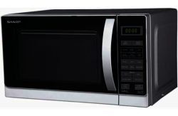 Sharp R662SLM Microwave with Grill - Silver